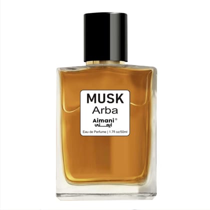 Aimani MUSK ARBA 50ml Perfume Spray | Premium Arabian Musk Scent | Long Lasting Fragrance for Men & Women