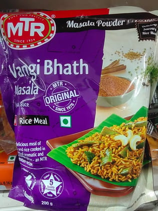 MTR vangi bhath masala