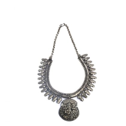 Tribes India Temple God Design Necklace Tribes India Temple God Design Necklace