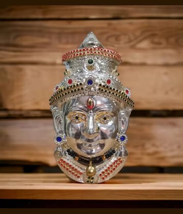 Sigaram Pooja Decoration item 1 X Mahalakshmi Face Mukoot ( Pack of 1 )