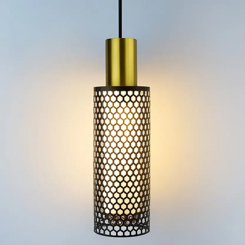 SPARKWORLD Metal-cage pendant light Pendants Ceiling Lamp (Black)