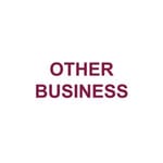 OTHER BUSINESS