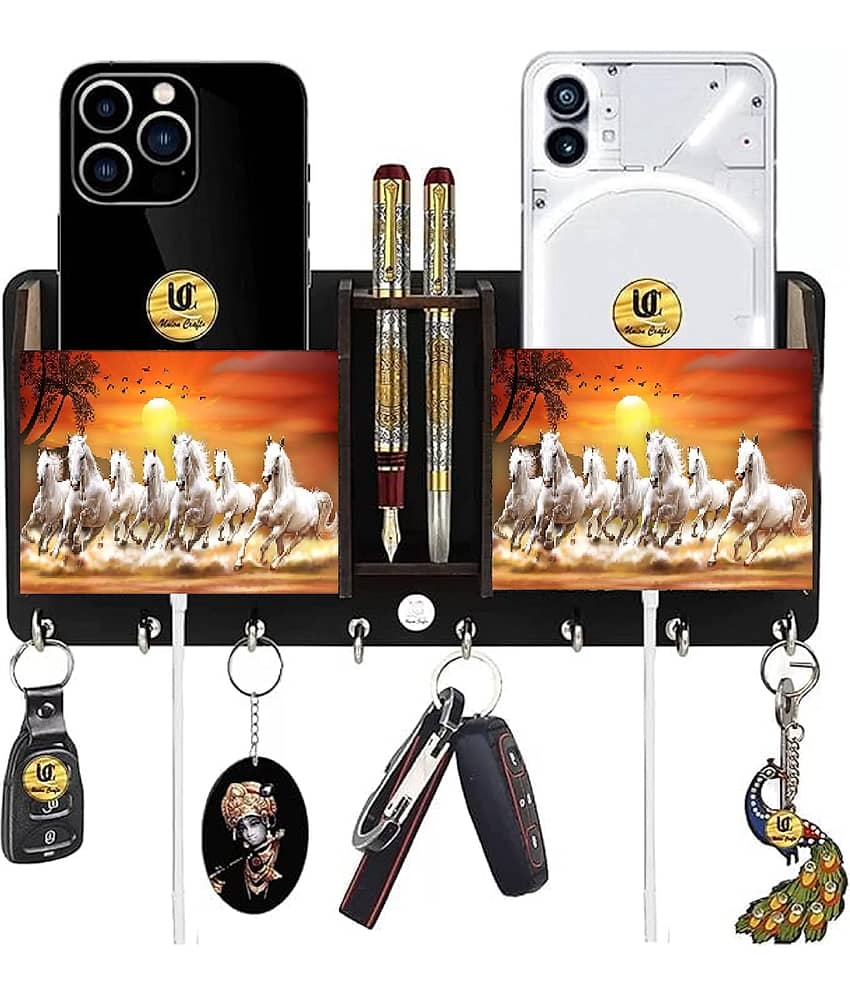 Kkart Multicolour Wood Key Holder - Pack of 1
