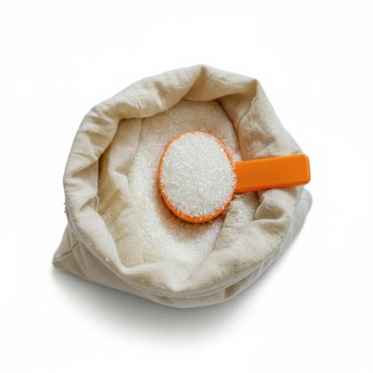 Refined Sugar - 1 kg - One cloth bag of sugar