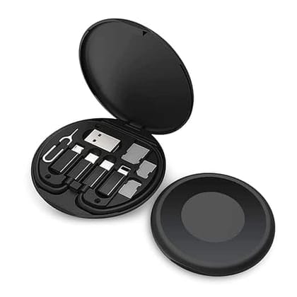 Mini Multi-Functional Fast Charging Data Cable Set 60W Multipurpose USB Cable Kit with Connectors & Storage Case