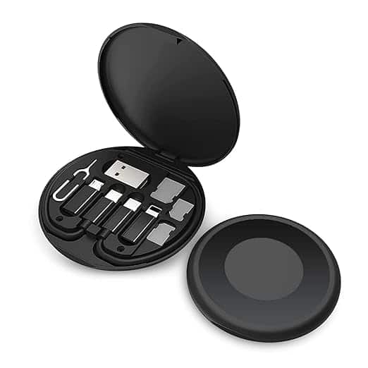 Mini Multi-Functional Fast Charging Data Cable Set 60W Multipurpose USB Cable Kit with Connectors & Storage Case