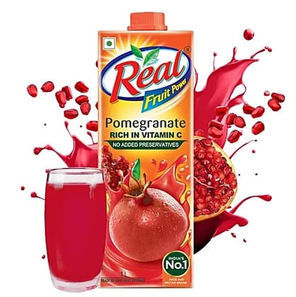 Real Fruit Power Pomegranate Juice, 1 L