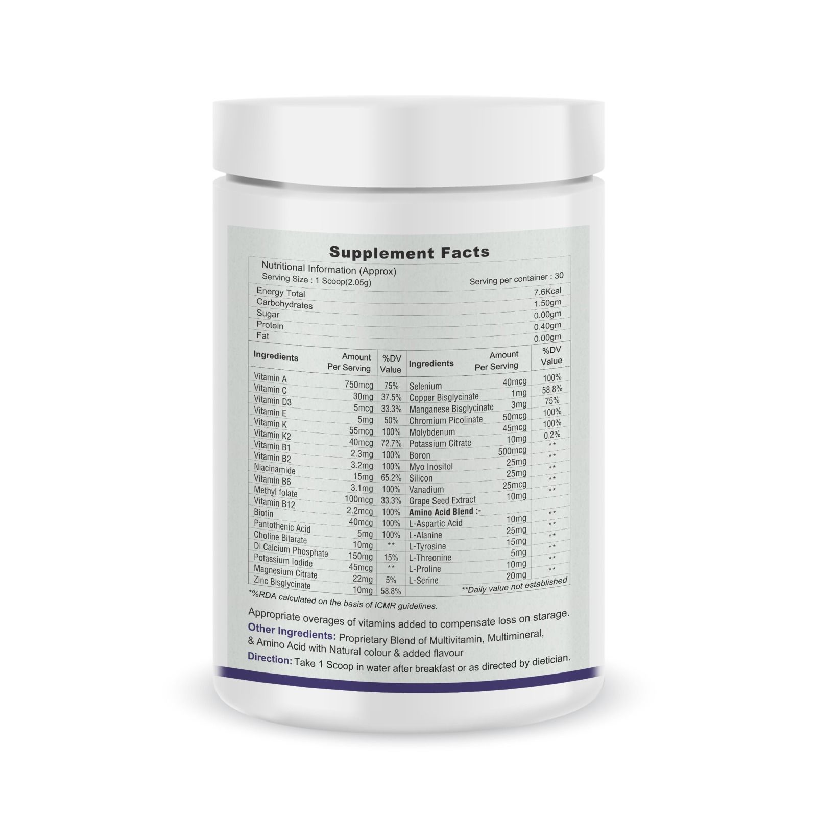 Autoimmunity Care Multi Vitamin Multi Nutrient Care