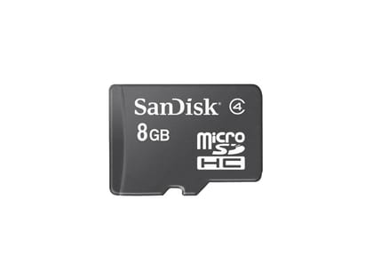 SanDisk microSDHCTM 8GB Memory Card