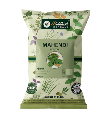 Riddhish Herbals Mahendi Powder(100 gm Each) - combo pack (3)