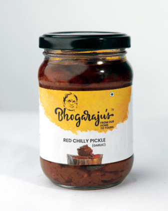 Red Chilly Pickle (Garlic)  - 300 grams