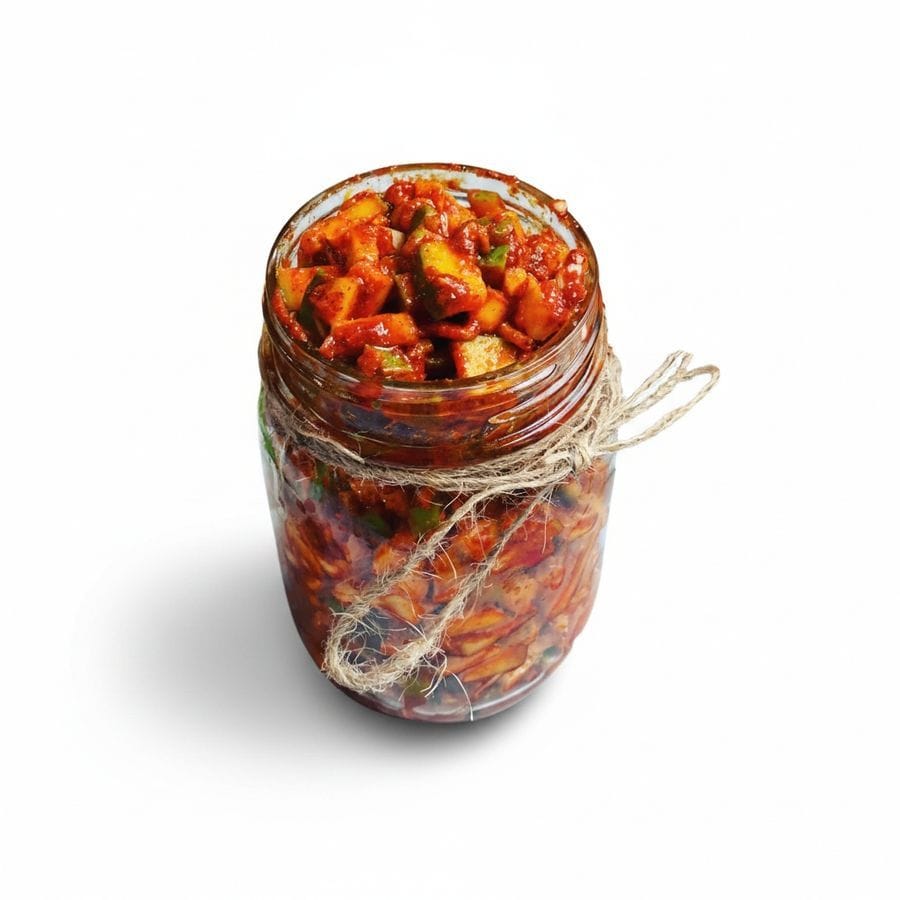 Spicy Mango Pickle - 300 gm - One glass jar