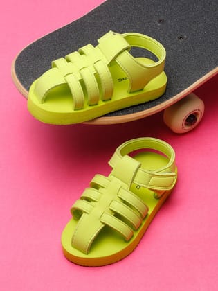 ONYC Tooti Frooti Kids Sandals (Lime Green), Unisex