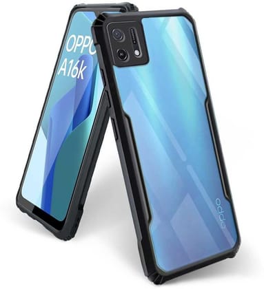 PLUGTECH Slim Shockproof Case | Matte Black Soft | Drop Protection | Precise Cutouts | Premium Mobile Cover for Oppo A16k, Oppo A16e PLUGTECH Slim Shockproof Case | Matte Black Soft | Drop Protection | Precise Cutouts | Premium Mobile Cover for Oppo A16k, Oppo A16e