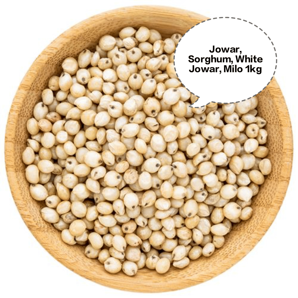 Jowar, Sorghum, White Jowar, Milo, Great Millet 1kg