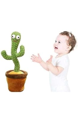 Talking Cactus Toy for Kids - Musical Dancing, Speaking Cactus Toy for Babies – Educational Talking Toy for Baby Boys & Girls (0-3 Years) – Speaking, Repeating for Toddlers