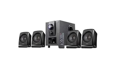 Intex 4.1 Echo 2616 TUFB Multimedia BT Home Theater Powerful Sound Effect (Black)