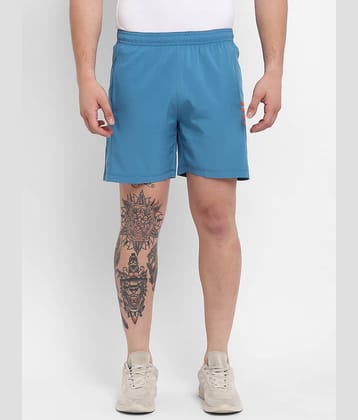 OFF LIMITS - Blue Polyester Men's Running Shorts ( Pack of 1 )
