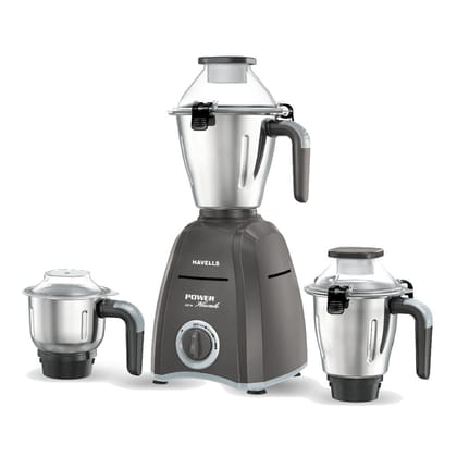 HAVELLS 800W POWER HUNK 3 JAR MIXER GRINDER HAVELLS 800W POWER HUNK 3 JAR MIXER GRINDER - Black