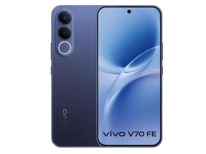 Vivo V70 FE 5G (8GB RAM, 256GB Storage)Smartphone 5G Connectivity, FHD+ Display, Fast Performance & Long Battery Life  - Monsoon Blue