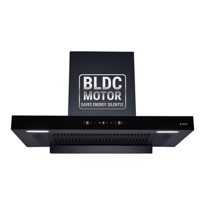 Elica 90cm 1500 m3/hr BLDC Filterless Autoclean Kitchen Chimney with FULL GRILL | 15 Years Motor & 5 Years Comprehensive Warranty | SPT MAX FL 900 BLDC HAC LTW MS NERO | Black | Touch + Motion Sensor Elica 90cm 1500 m3/hr BLDC Filterless Autoclean Kitche