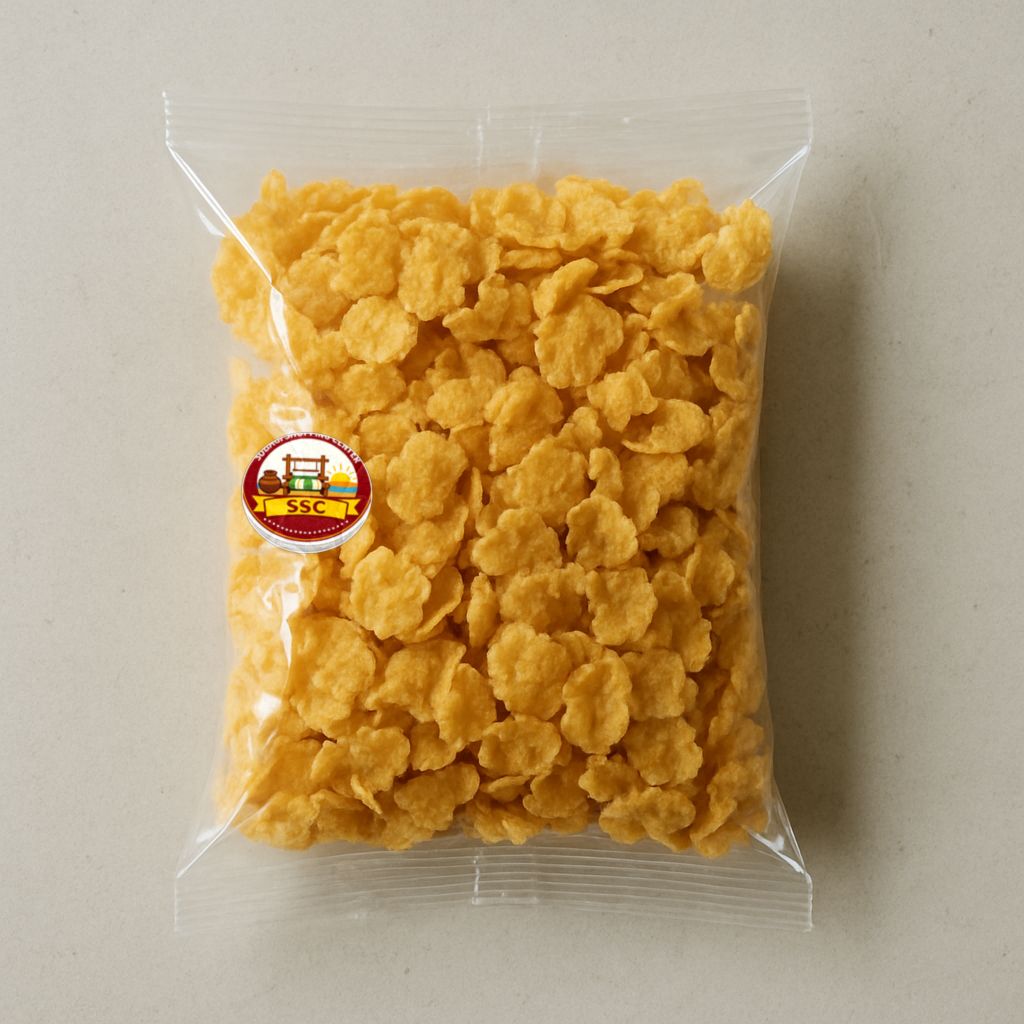 Sohagi Shopping Center's corn flakes mixture