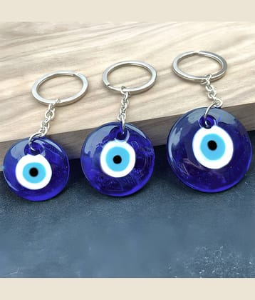 purple dust Silicone Rubber Keychain ( Pack of 3 )