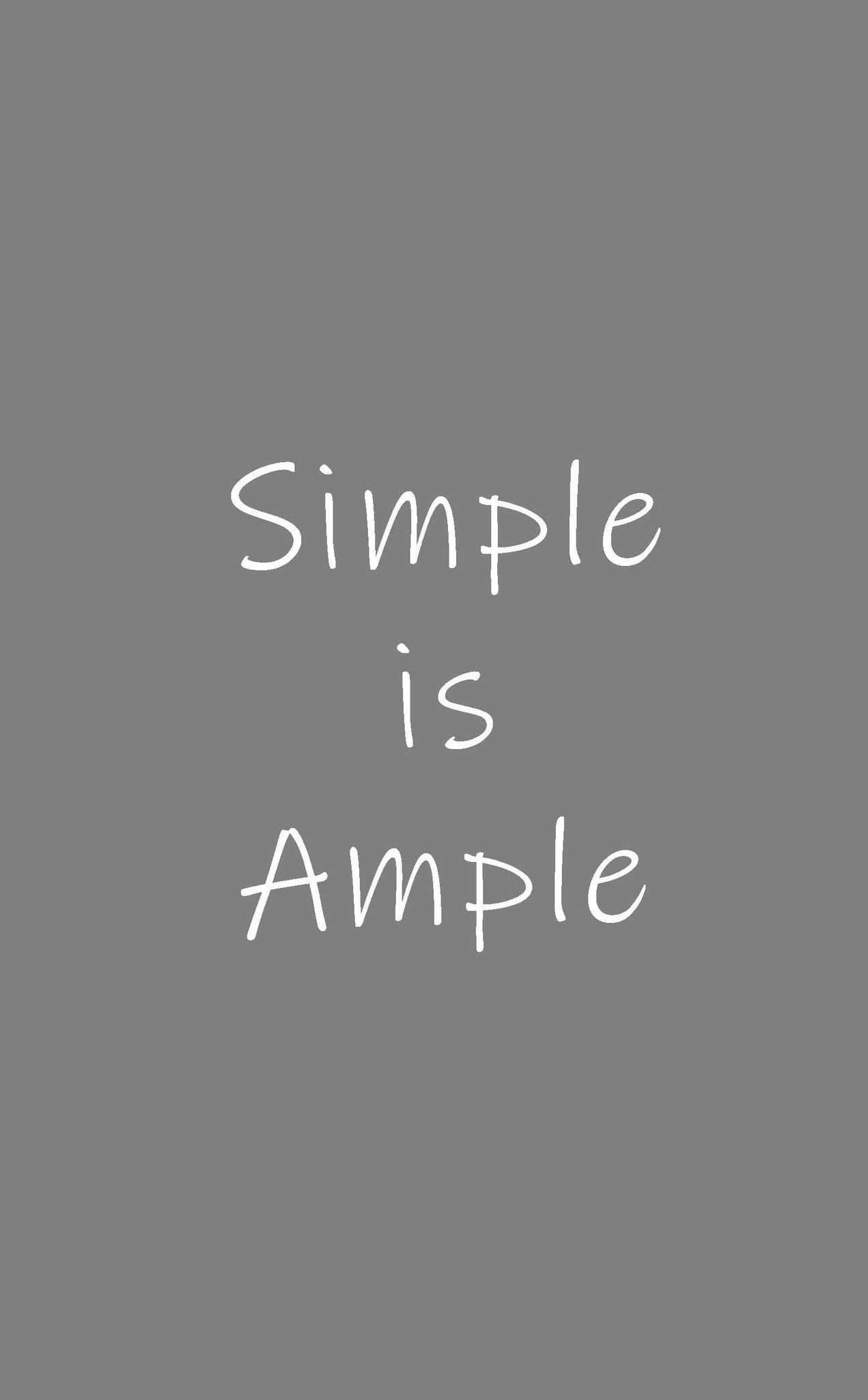 Simple is Ample [Paperback] Neeraj Deginal