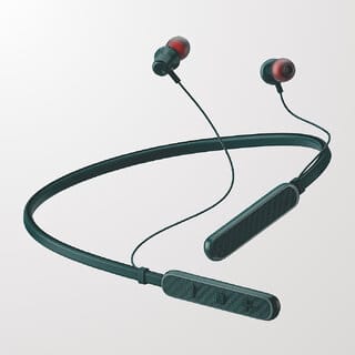TecSox Spark 711 Bluetooth Neckband | 30 Hours Play TIme | HD Mic & High Bass | 13mm Driver