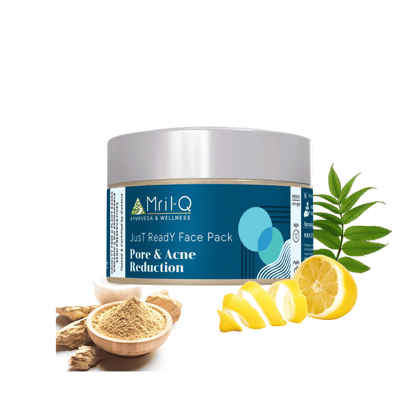 MrilQ JusT ReadY Face Pack | Pore Tightening & Acne Reduction | Normal to Oily & Acne-Prone Skin MrilQ JusT ReadY Face Pack | Pore Tightening & Acne Reduction | Normal to Oily & Acne-Prone Skin