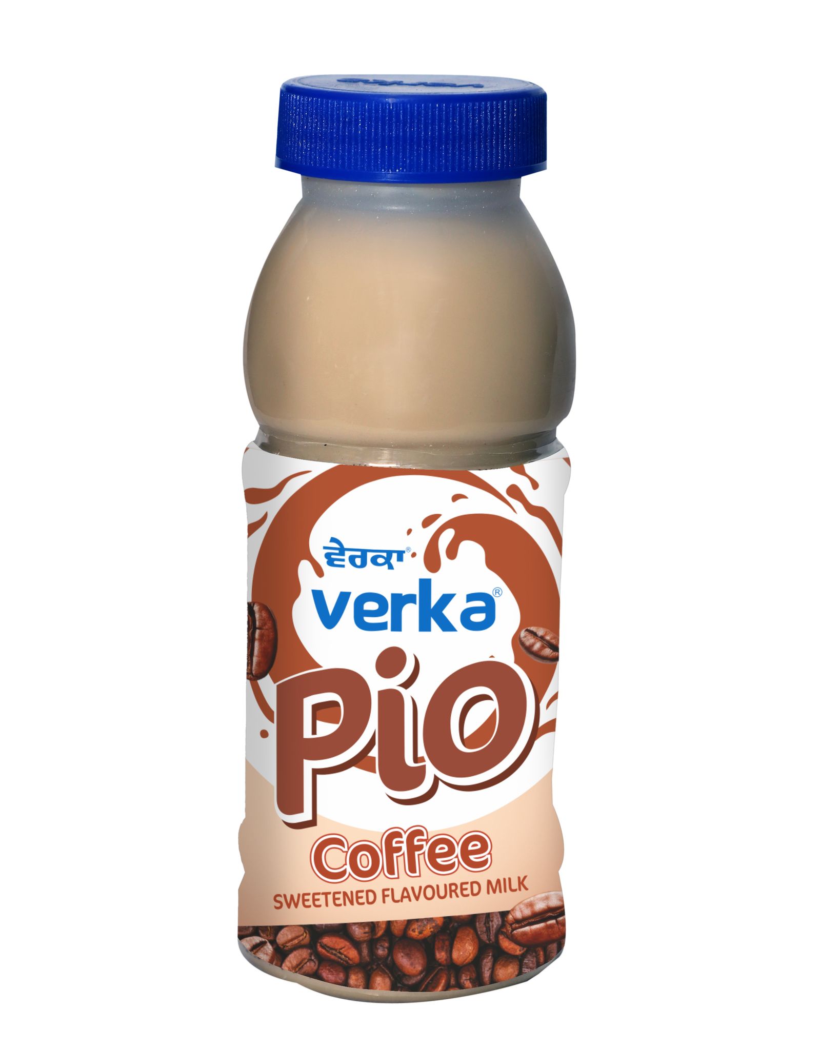 Verka Pio Plastic Bottle 180 Ml Coffee