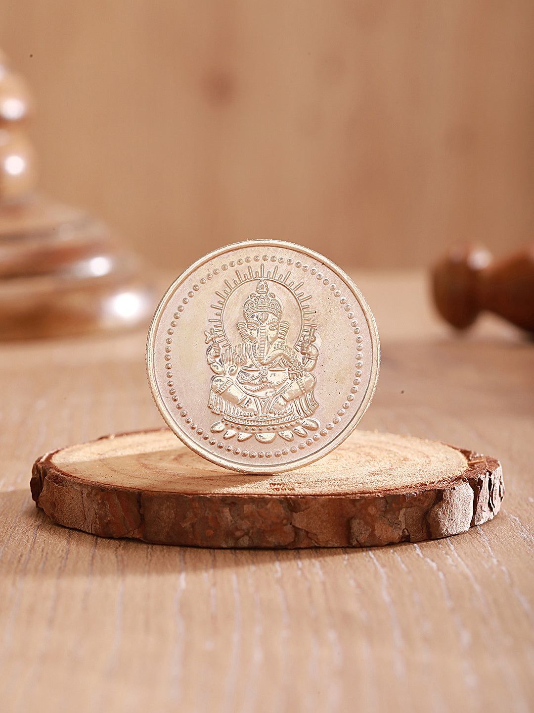 Lord Ganapati 10 gram 999 Round Silver Coin