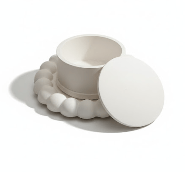 Combo 8 - round bubble tray + round jewellery box