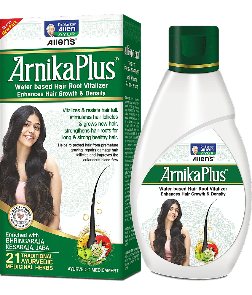 ALLEN ArnikaPlus Hair Root Vitalizer 2 packs Oil 100 ml Pack Of 2