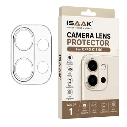 ISAAK Back Camera Lens Protector compatible for OPPO K13 5G (Pack of 1)
