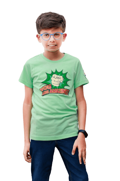 KUCHU Unisex Tshirt (6 Years- 7 Years) | Made of Super Combed Cotton-Modal Natural Fiber Better Than 100% Cotton| Soft & Breathable Fabric| Unique Digitally Printed Design |Vibrant Colour| You Are Amazing
