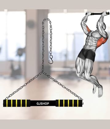 Gjshop Height Increase Pull-Up Bar for Men Kids Boys Adults Hanging Rod for Height Growth, Trapeze Bar, and Home Gym Equipment for Kids’ Exercise(Yellow)