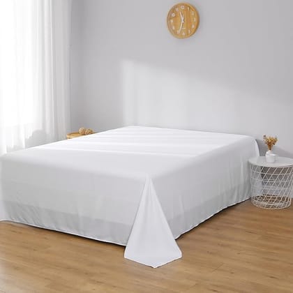 KUDIZE Disposable Non-Woven Bed Sheet for Hospital; Hotel; Spa and Beauty Parlor (White; 63 * 84 Inch/160.02 * 213.36 cm) (Pack of 10)