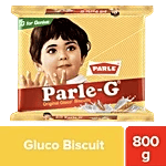 Parle Gluco Biscuits - Parle-G, 800 G Pouch