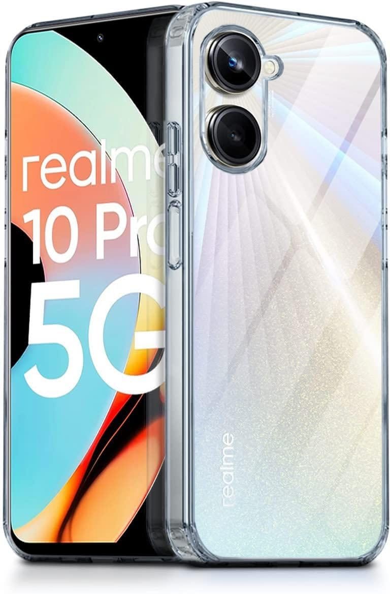 PLUGTECH TPU Ultra Hybrid Clear Camera Protection Back Cover Case for Realme 10 Pro