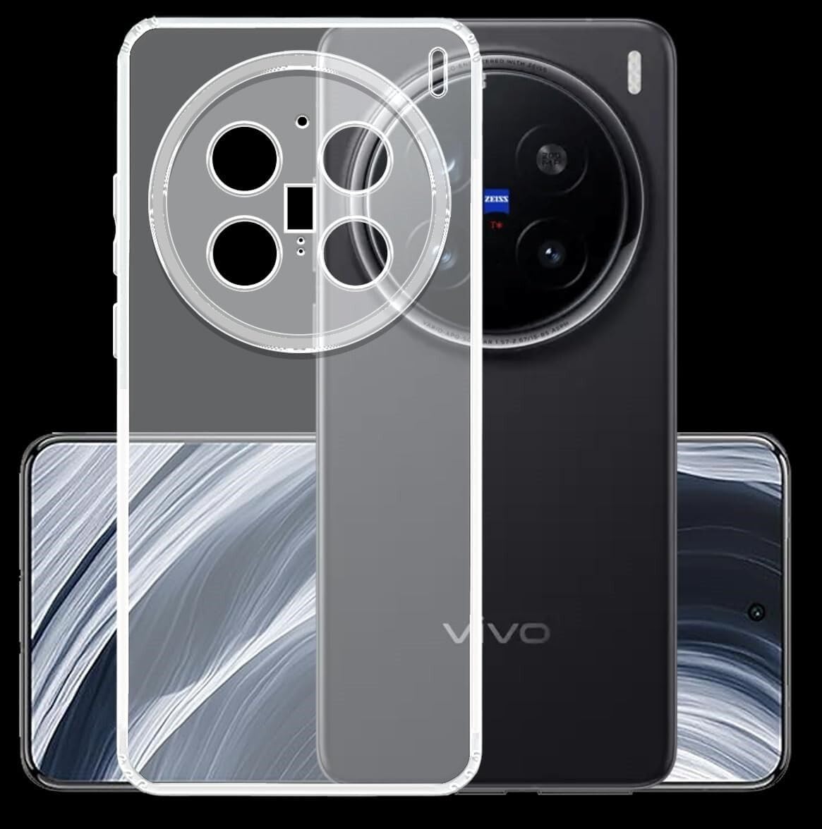 PLUGTECH TPU Ultra Hybrid Clear Camera Protection Back Cover Case for Vivo X200 Pro