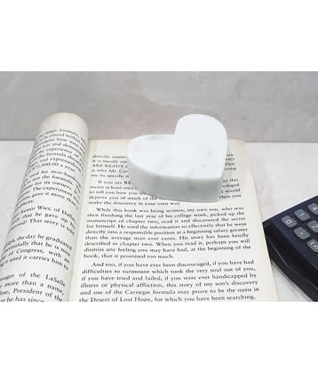 2 Pc. Set Paper Weight | Natural Marble/Stone Paperweight Heart Shape