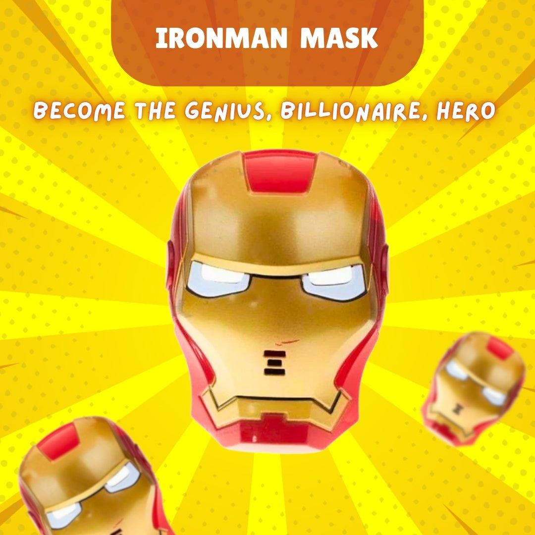Superhero Ironman Mask for Kids,Superhero Costume Accessories, Superhero Party Props