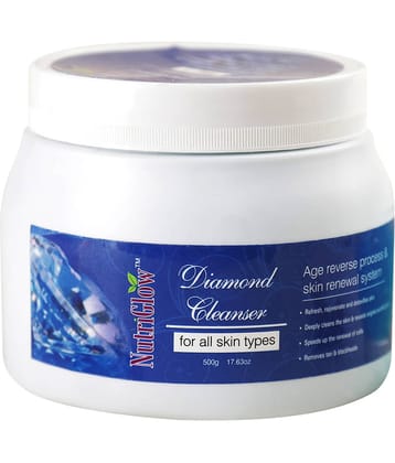 NutriGlow Diamond Cleanser For Skin Renewal System, All Skin Type, 500gm