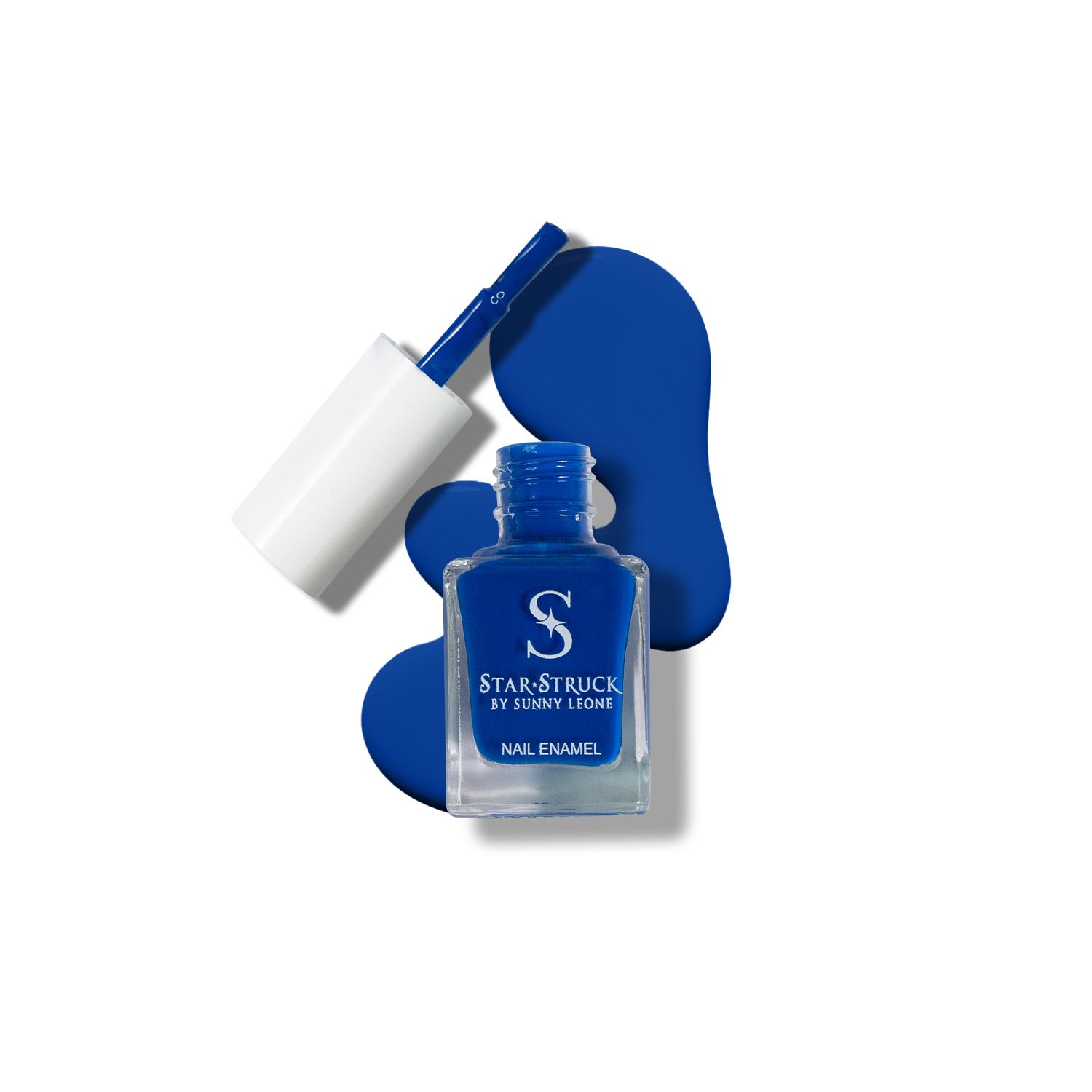 StarStruck by Sunny Leone - Royal Blue - Glossy Nail Polish | Mirror-Like Shine & Longwear Color | Quick Dry Formula