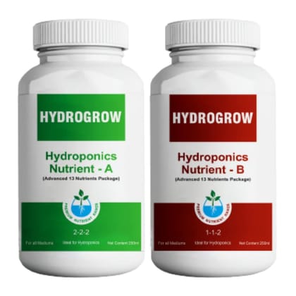 Garden Genie Hydroponic Nutrient A&B Liquid - 500 Ml | Npk, Macro & Micro Nutrients For Plants | Balanced Plant Nutrition, Ideal for Vertical Farming | 50 Liter Nutrient Solution, Liquid Garden Genie Hydroponic Nutrient A&B Liquid - 500 Ml | Npk, Macro & Micro Nutrients For Plants | Balanced Plant Nutrition, Ideal for Vertical Farming | 50 Liter Nutrient Solution, Liquid
