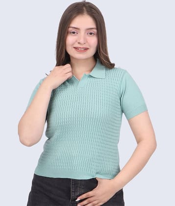 FEVERFEW Women's Cotton Regular Top ( Light Grey )