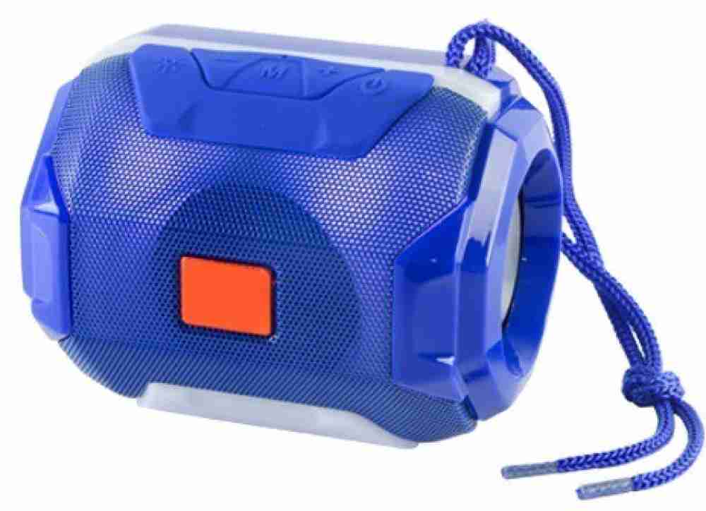 Portable Wireless Bluetooth Speaker, Waterproof Design with Handle (Blue)