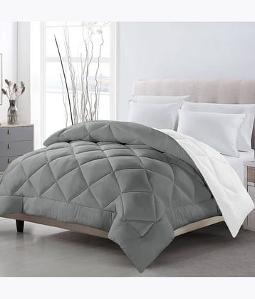 Jinaya's Microfiber Solid Single Size Comforter ( 229 x 152 cm ) - Multi ( )