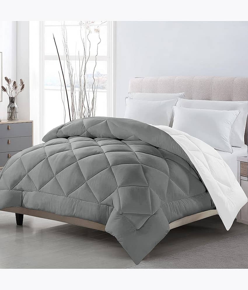 Jinaya's Microfiber Solid Single Size Comforter ( 229 x 152 cm ) - Multi ( )